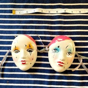 Vintage mask wall hanging s